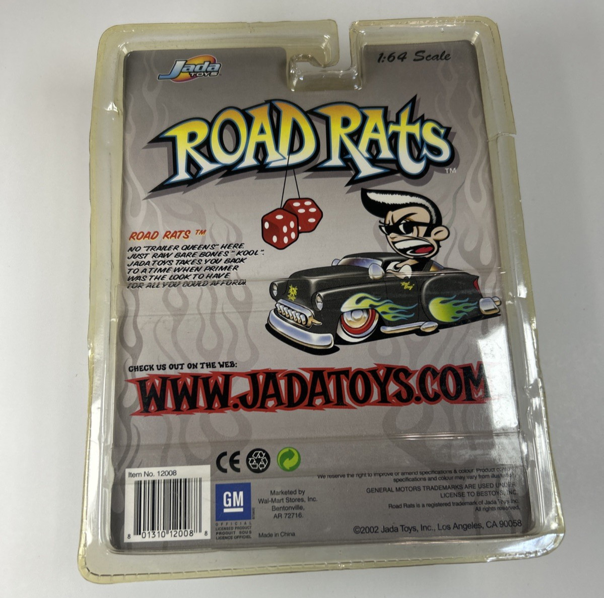 VTG NOS Sealed 2002 Jada Toys Road Rats Mixed Lot of 12 Hot Rod 1:64 Diecast
