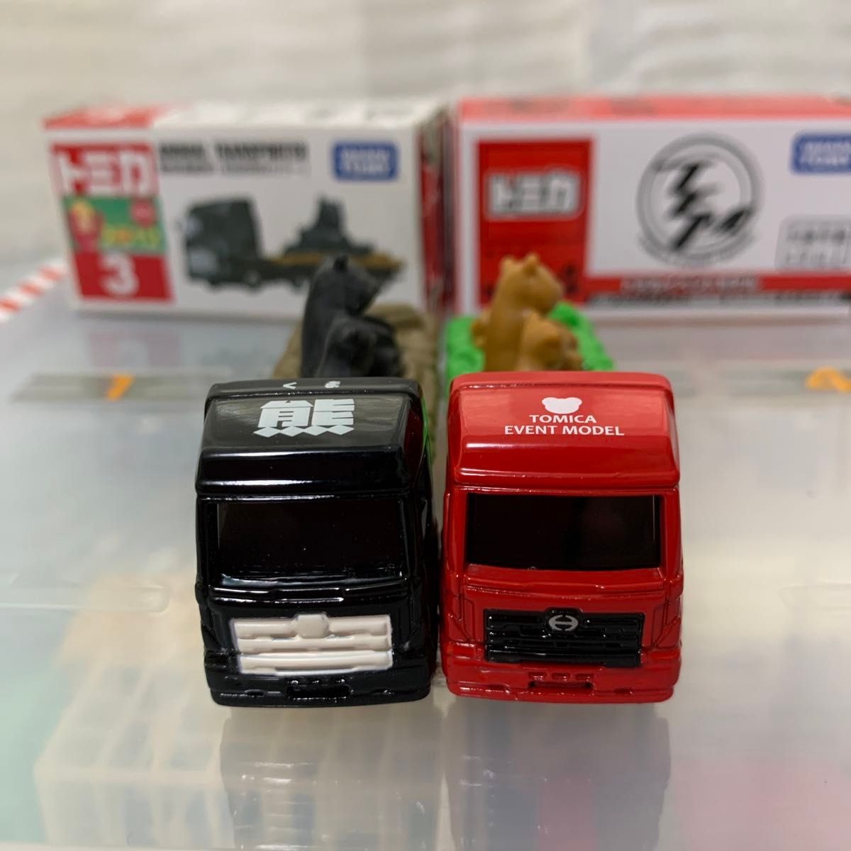 Tomica bear set first limited edition animal carrier Collectables 17+