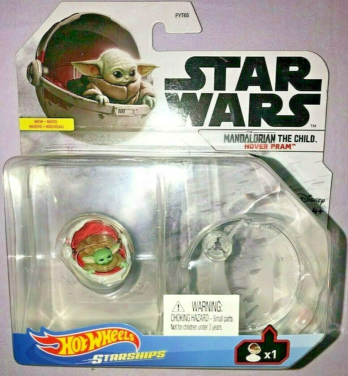 Hot Wheels Star Wars STARSHIPS THE CHILD HOVER PRAM THE MANDALORIAN **NEW**