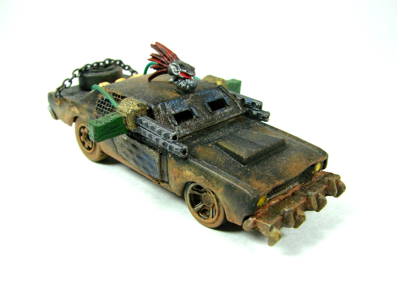 Gaslands 68 Dodge Dart Custom Hot Wheels Diecast 1/64 Mad Max Wastelands