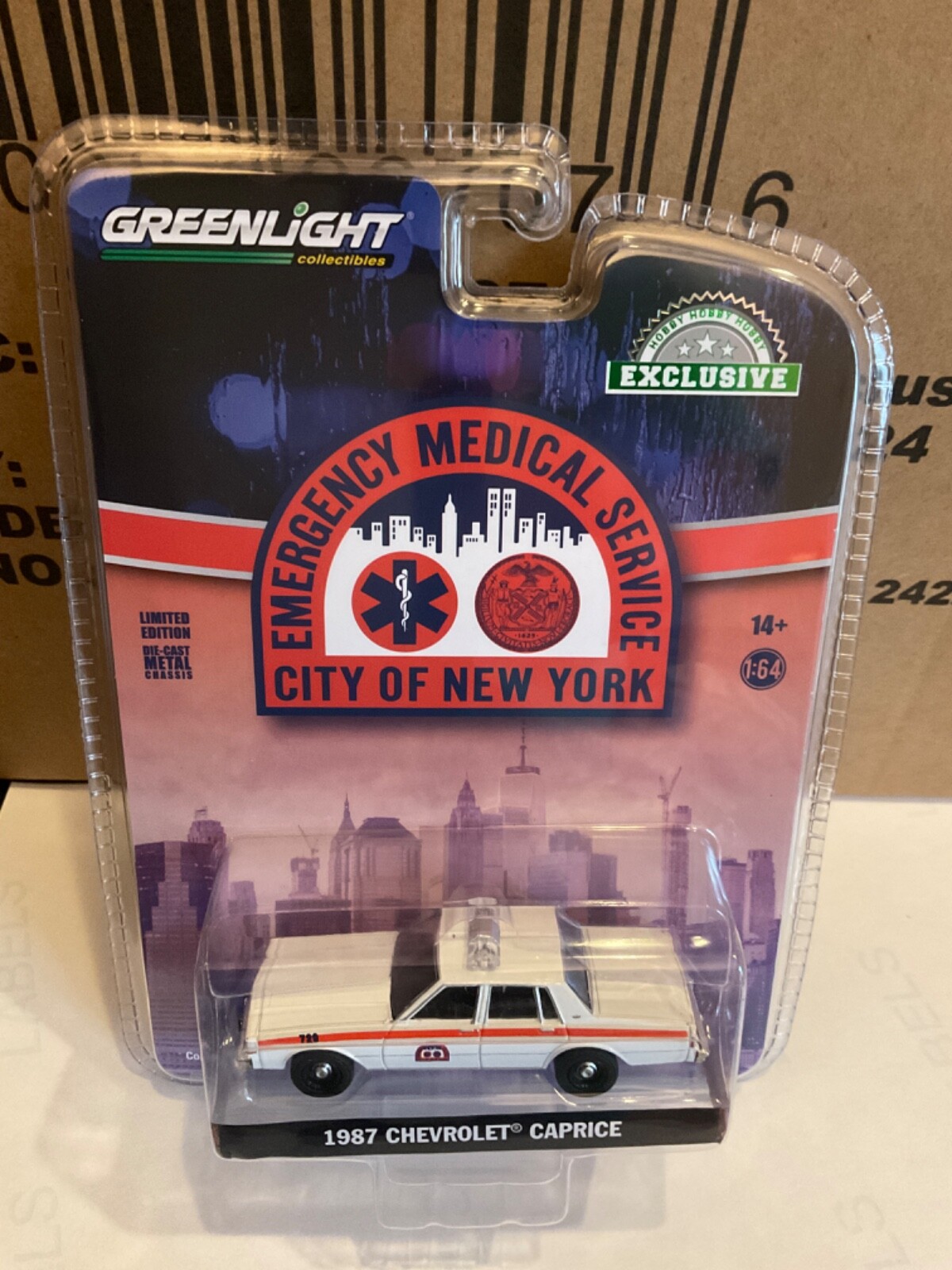 Greenlight Hobby Exclusive Chevy Caprice City of New York EMERGENCY Medical EMS