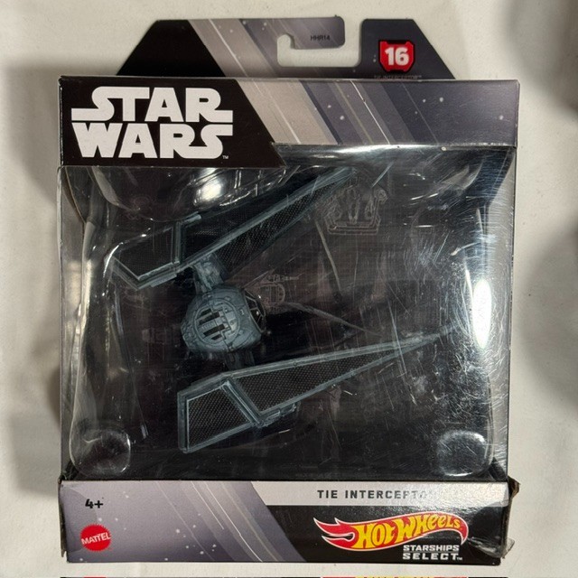 STAR WARS HOT WHEELS SELECT STARSHIPS Various Mattel Ships Die-Cast Metal