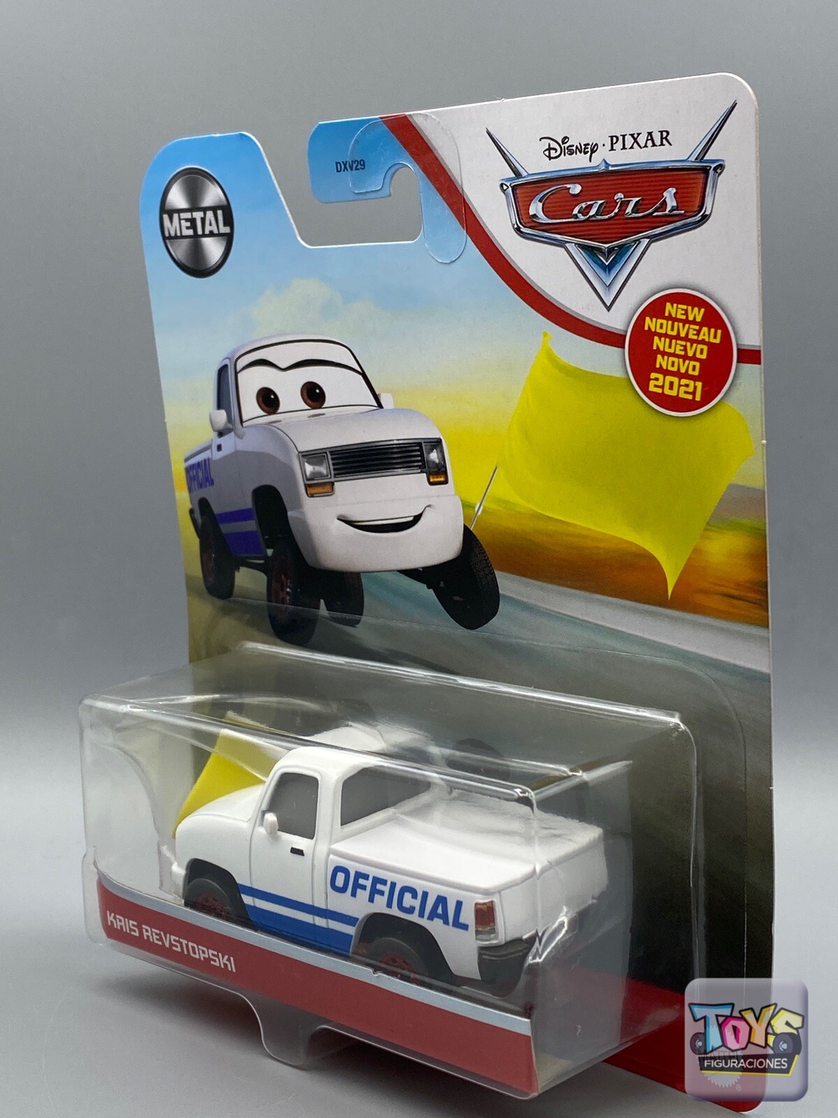 Disney Pixar Cars KRIS REVSTOPSKI YELLOW FLAG Metal Series New For 2021