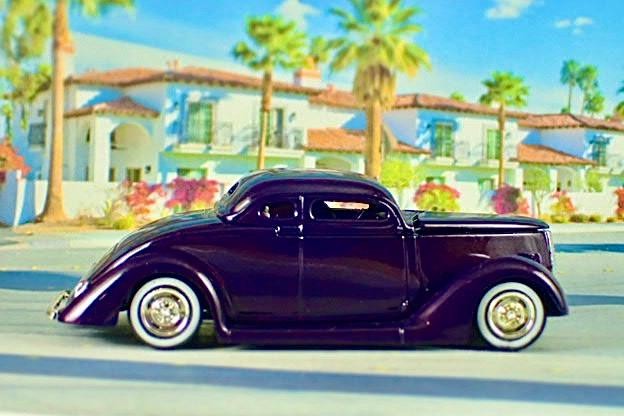 Slammed Old School 1936 Ford Flathead V8 Hot Rod Coupe 1/64 Scale Limited Edit S