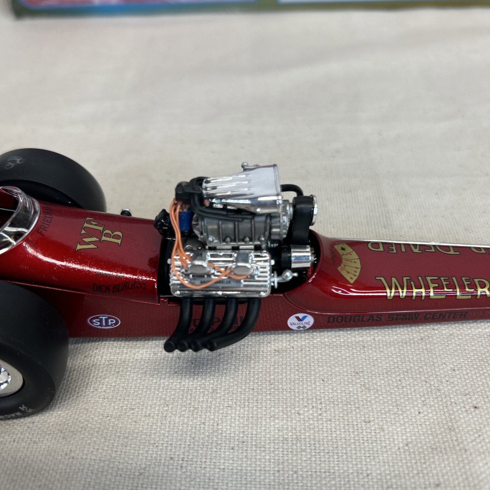 VINTAGE 1320 The Fuelers BRUCE WHEELERS WHEELER DEALER 1/24 Dragster #1102