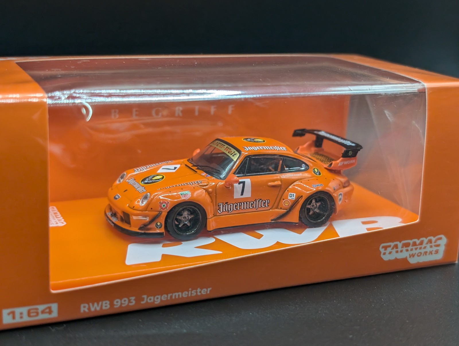 1:64 Tarmac Works Porsche RWB 993 Jagermeister