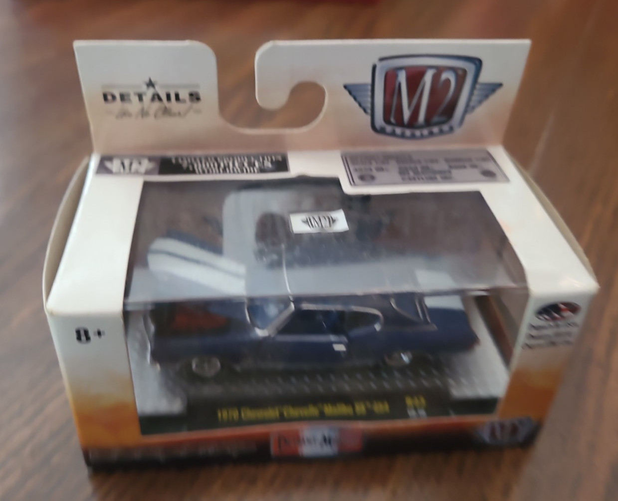 M2 Machines Detroit Muscle 1970 Chevrolet Chevelle SS 454 Blue/White New in Box