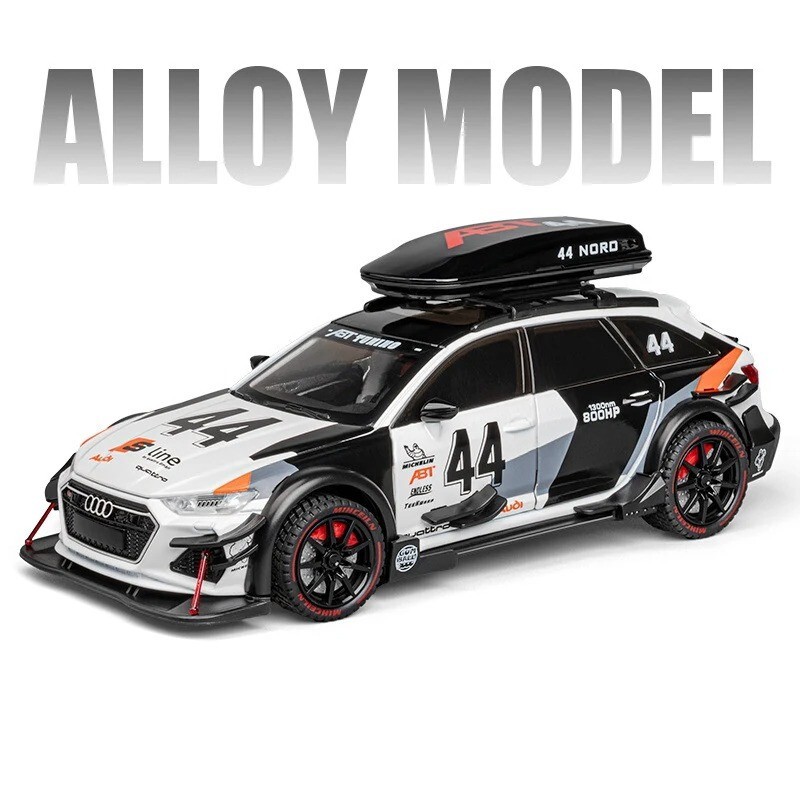 1/24 Audi RS6 Avant Station Wagon Alloy Track Racing Car Model Sports Car