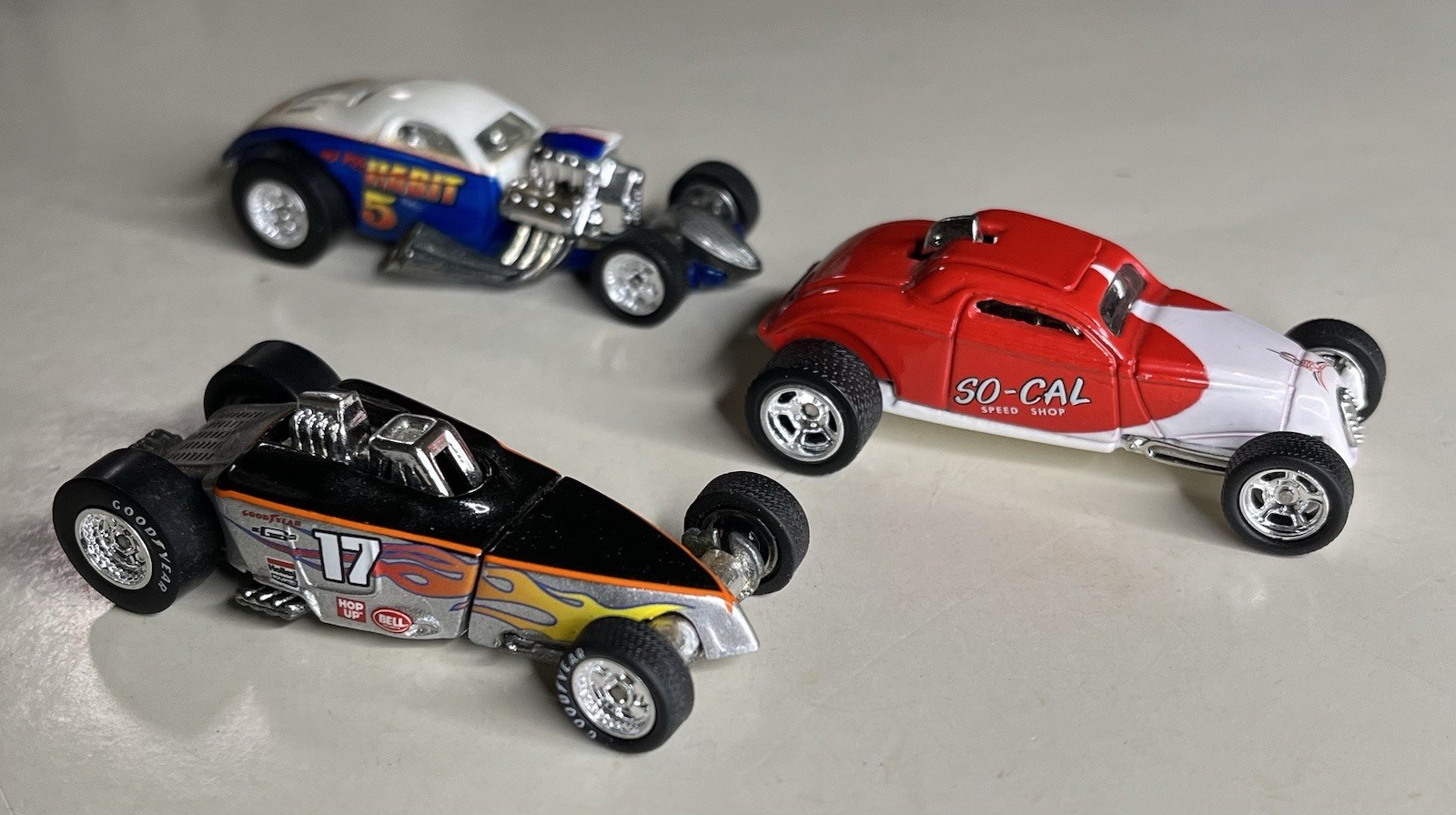 Hot Wheels “Custom Hot Rod Coupe Racers”Loose MINT-Adult Coll. Real Riders/Metal