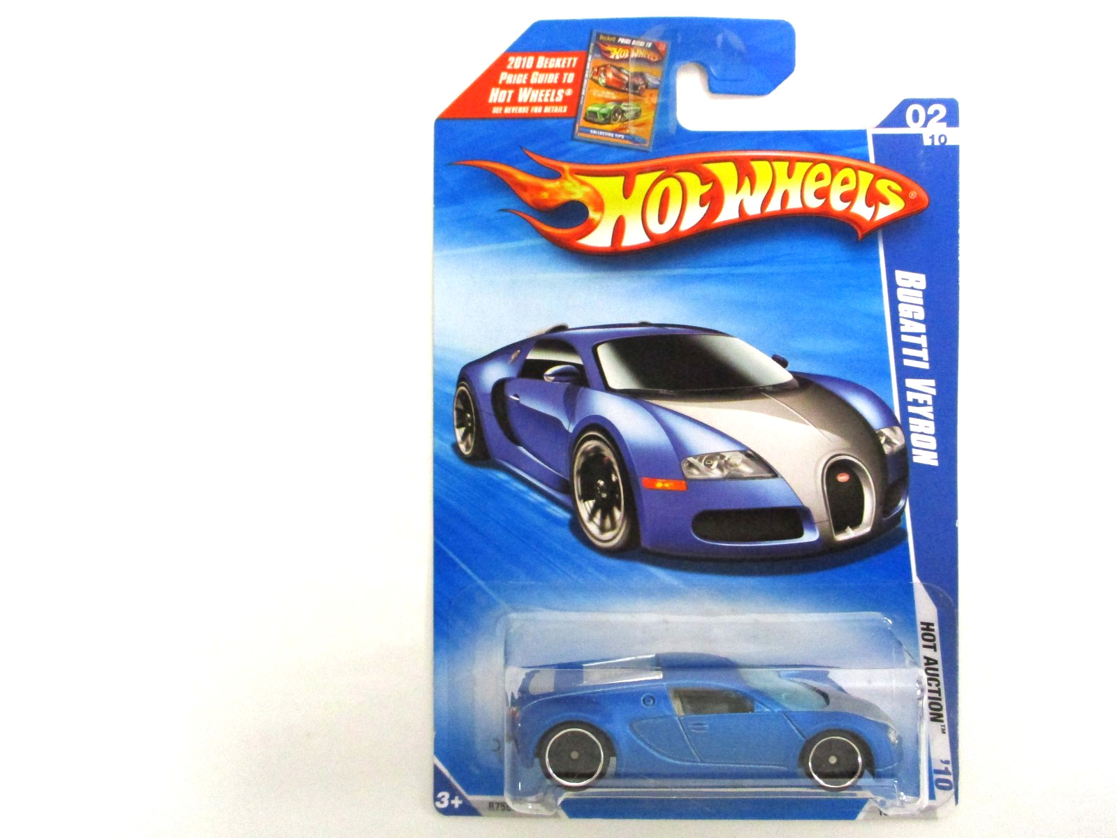 HOT WHEELS – HOT AUCTION – BUGATTI VEYRON (MATTE BLUE) – DIECAST