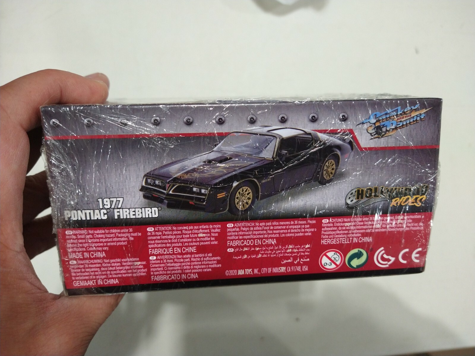 2020 Jada Hollywood Rides: Smokey & The Bandit, 1977 Pontiac Firebird 1/32 Scale
