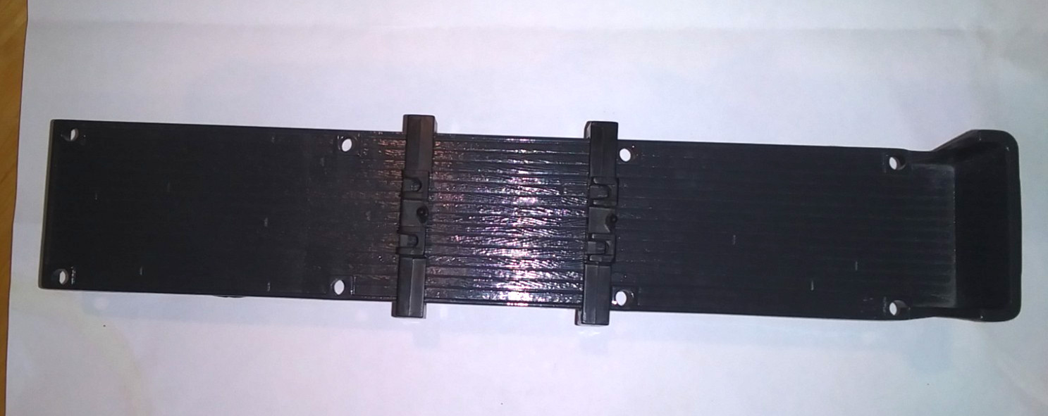 Flatbed BULKHEAD Semi Trailer with Chrome Wheels, 1:64 Ertl, Loose No Package