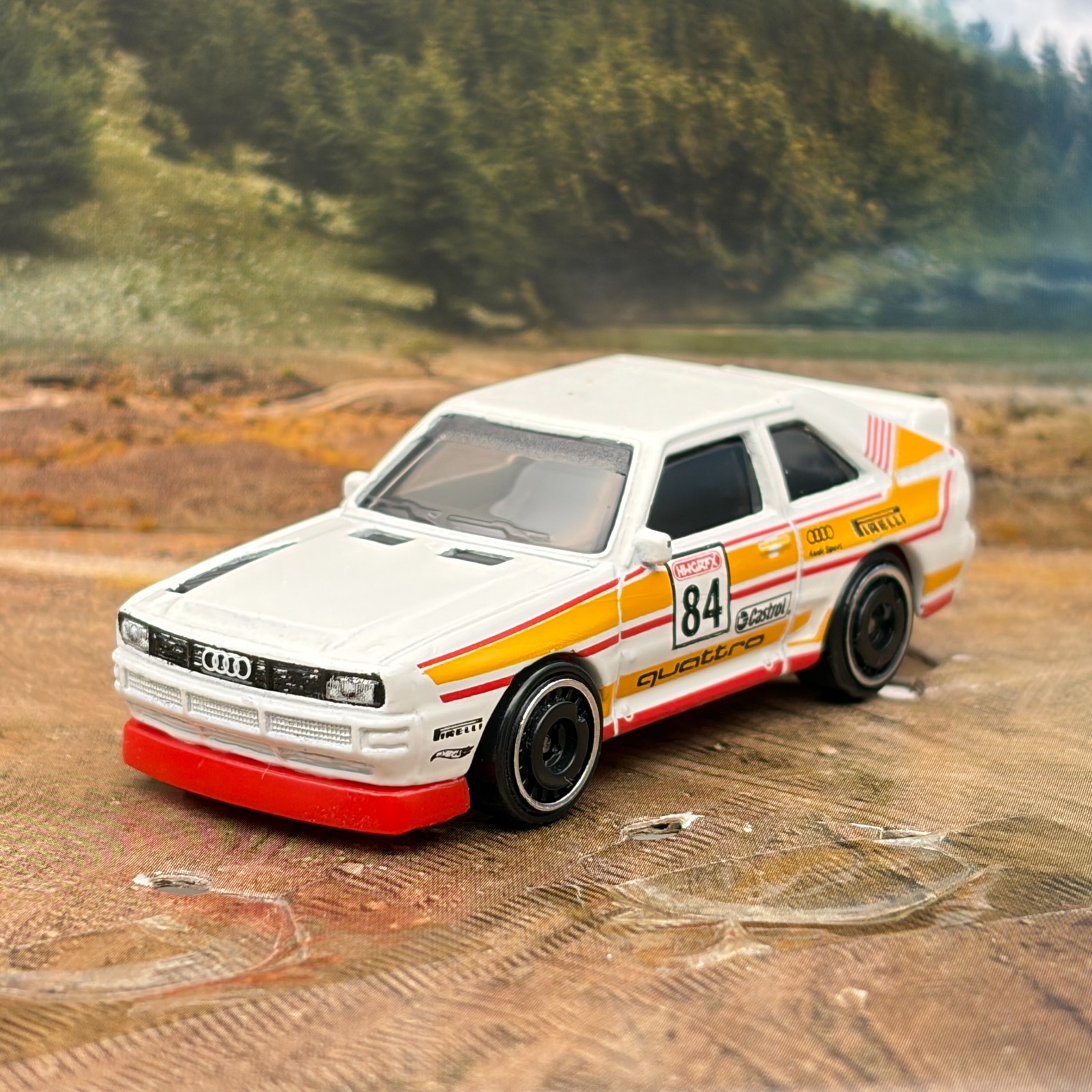 Hot Wheels ’84 Audi Sport Quattro White 1:64 LOOSE Diecast Car
