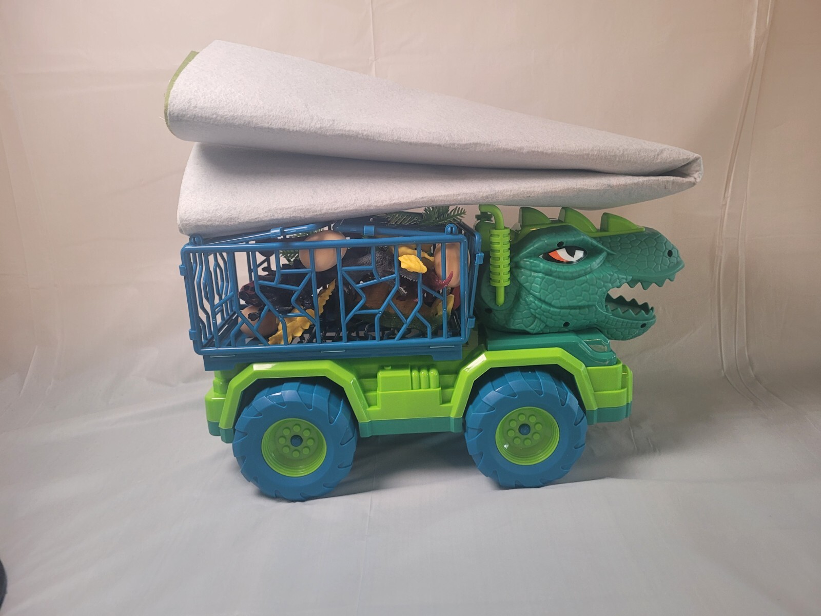TEMI Dinosaur Truck Toys for Kids 3-5 Years, Tyrannosaurus Transport Car