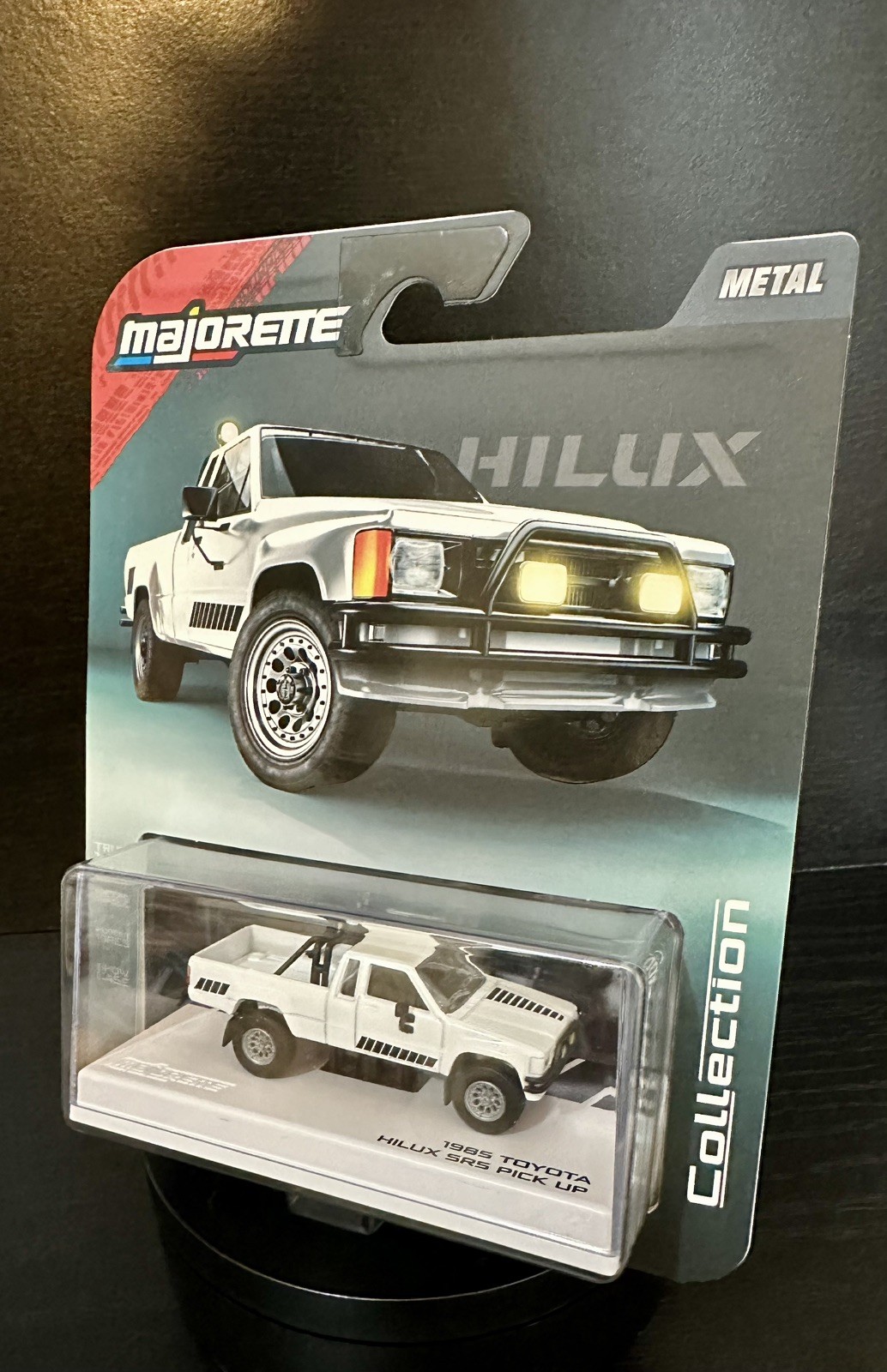 MAJORETTE COLLECTION 1985 TOYOTA HILUX SR5 PICK UP MINT CARD SEALED NEW.