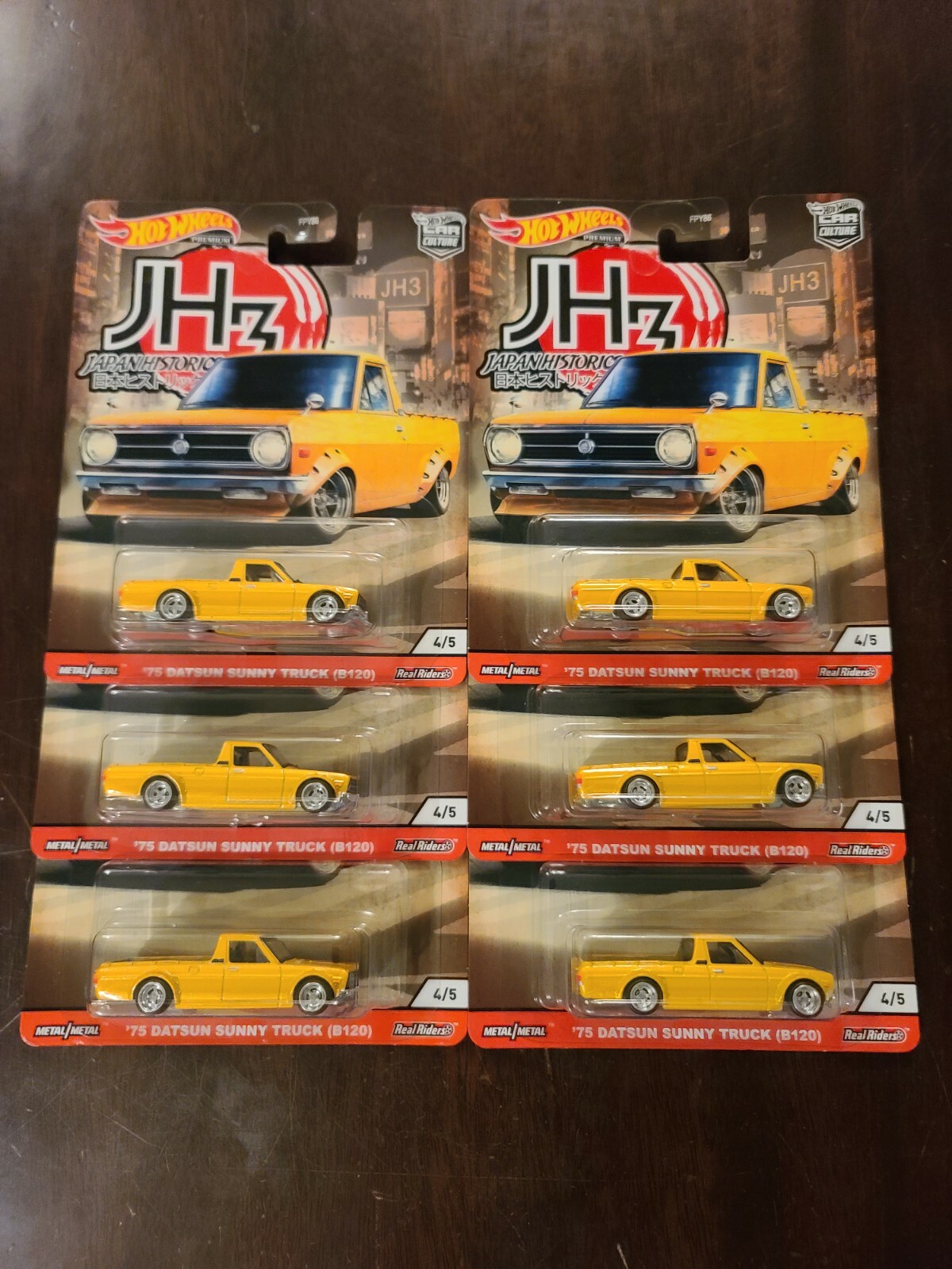 Hot Wheels 2020 Japan Historics 3 ’75 Datsun Sunny Truck B120 Yellow #4/5 *NEW*