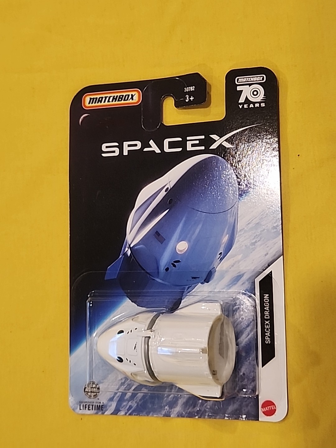 Matchbox 70 Years SpaceX Dragon 8/100 ELON MUSK CAPSULE 🔥A3