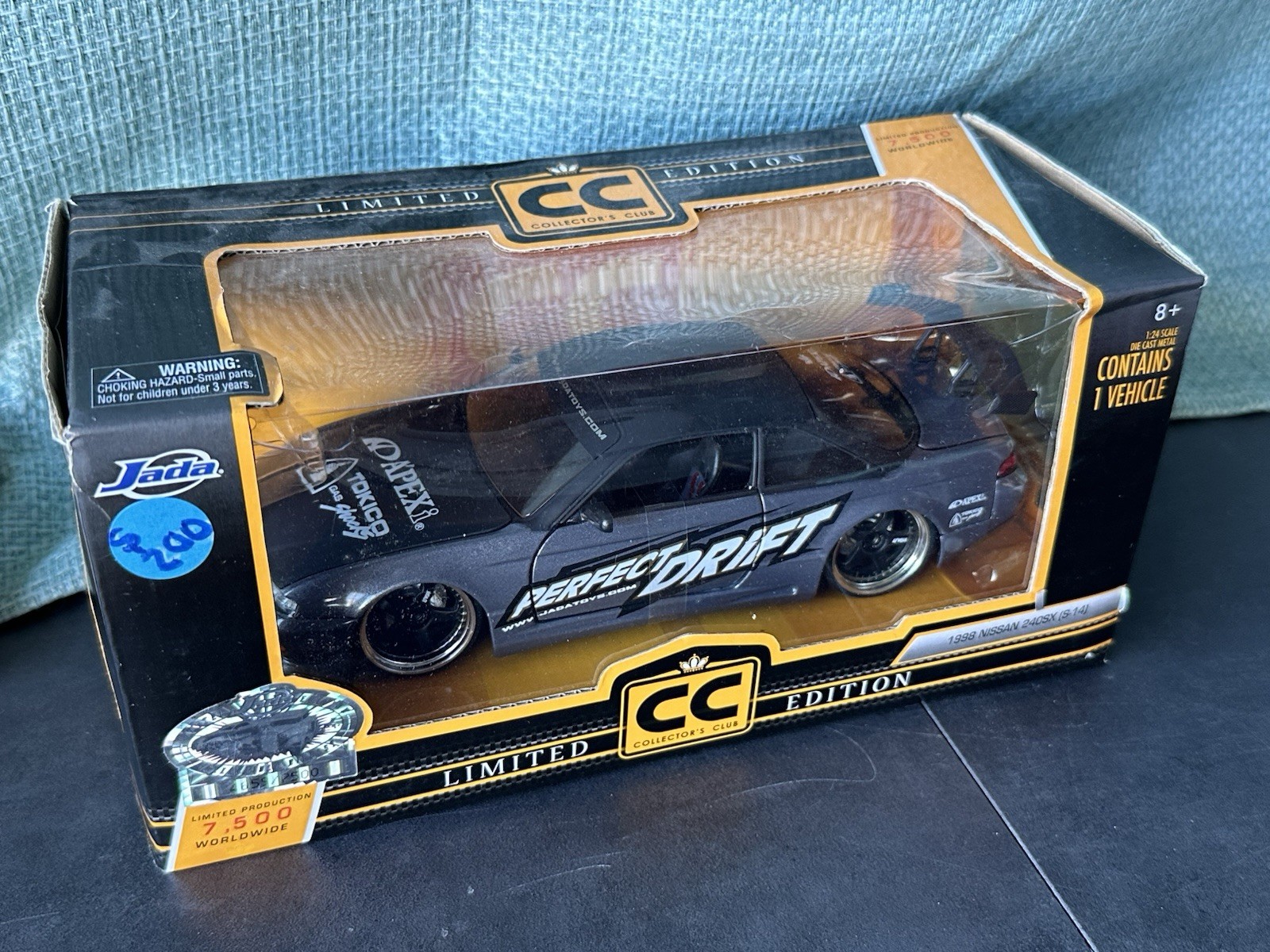 Jada Toys Collector’s Club 1 24 1998 Nissan 240SX S-14 Drift 4659/7500