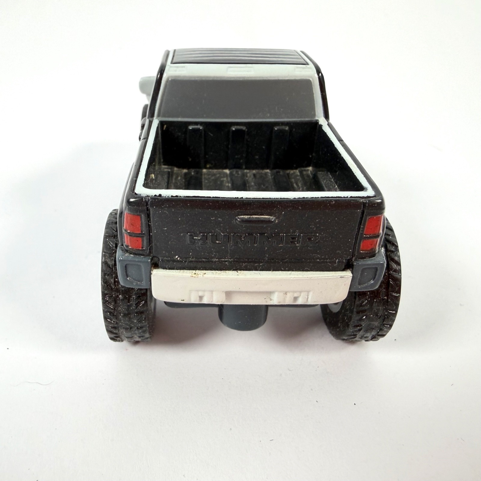 McDonald’s Vtg Hummer H3T Pickup Truck Model Car Black White Happy Meal 3.5″