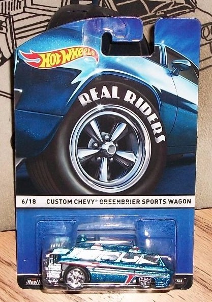 CHEVY CORVAIR GREENBRIER SPORTS WAGON – 2015 Hot Wheels Heritage Real Riders