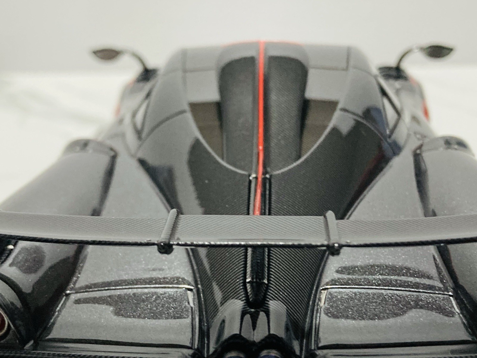 1:18 BBR, 2020 Pagani Imola, Dark Gray w/red accents