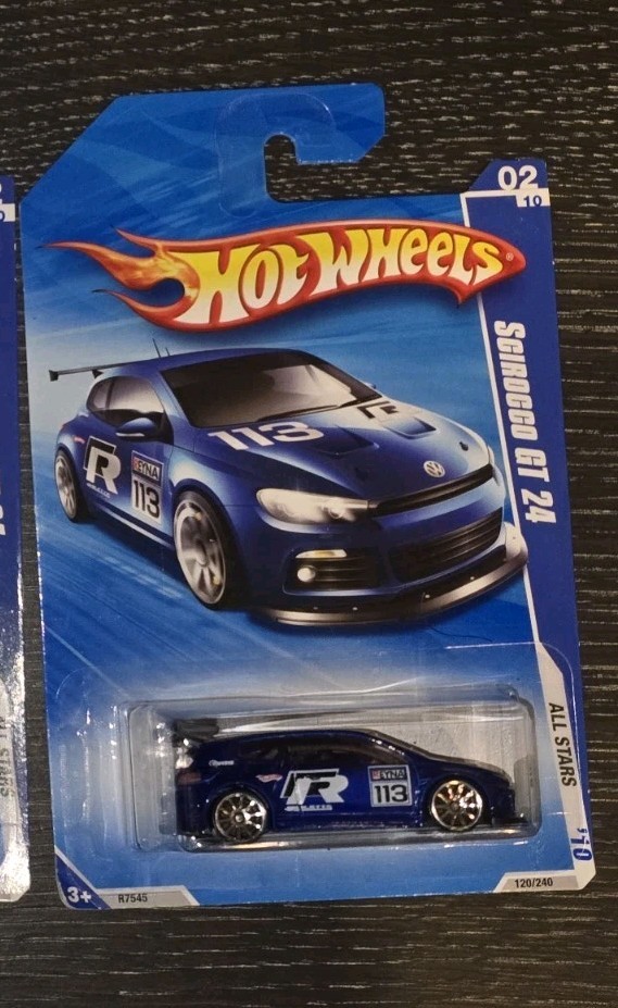Hot Wheels SCIROCCO GT 24 – 2010 All Stars #120 – Blue NEW
