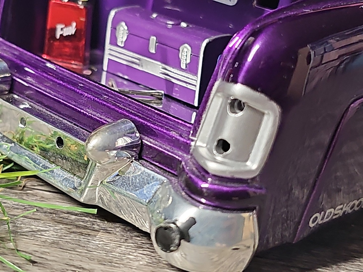 HTF Vntg 2004 Jada DUB City Oldskool 1951 Mercury Coupe Purple 1:18 NO BOX