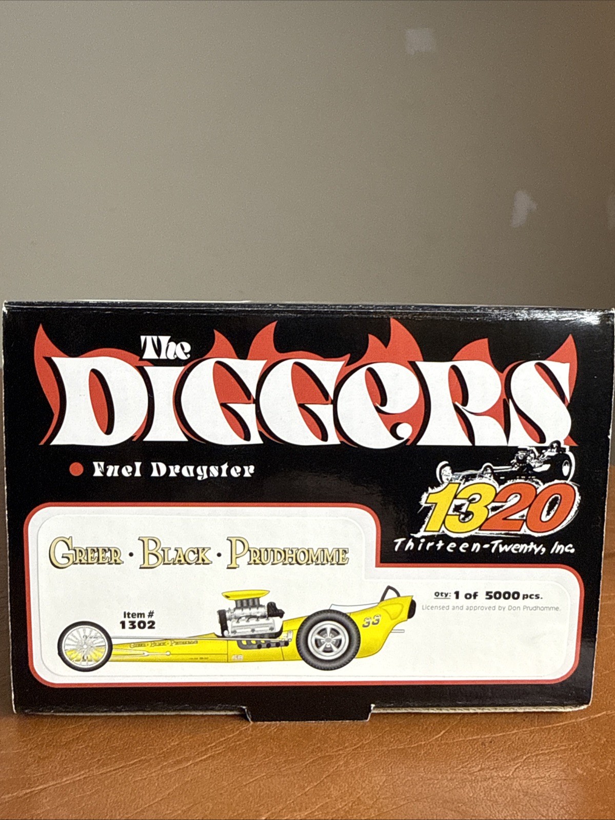 1320 The Diggers Fuel Dragster # 1302 Greer Prudhomme NEVER DISPLAYED Very Nice