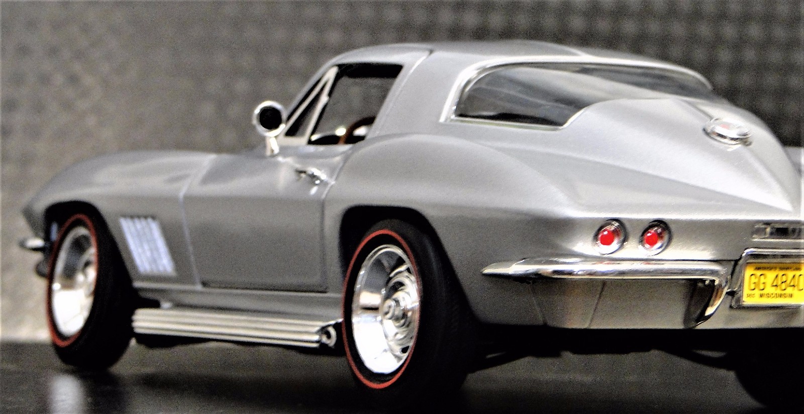 Corvette Chevrolet StingRay Race Car Chevy Classic Hot Rod Metal Promo Model