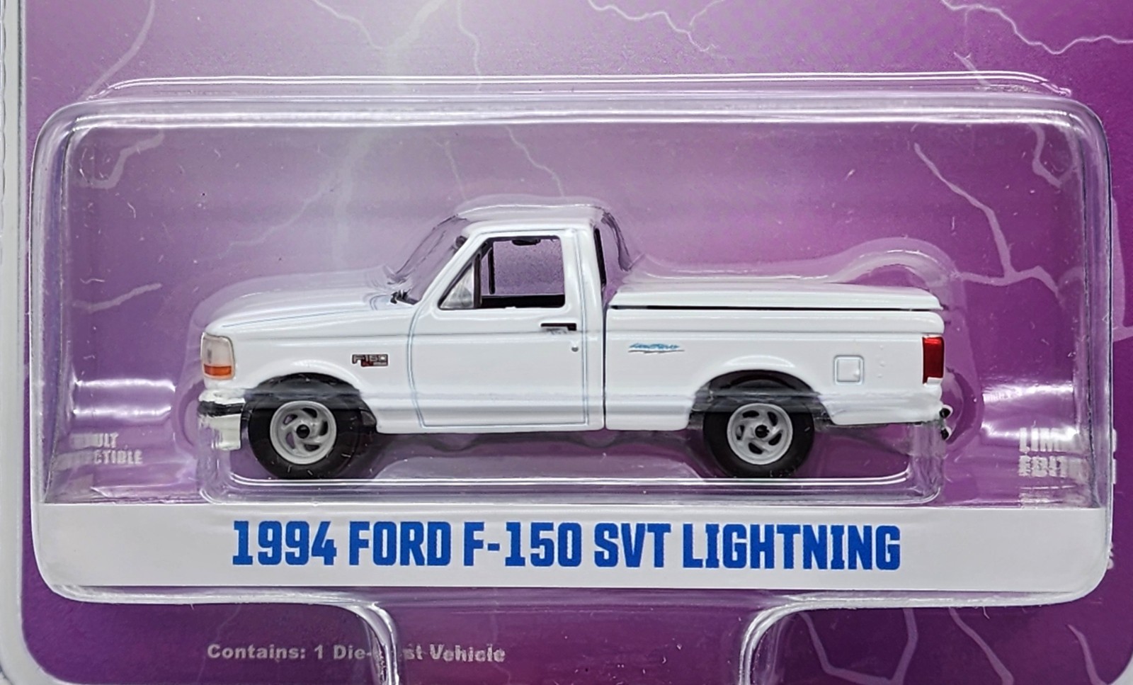 GREENLIGHT 2024 HOBBY EXCLUSIVE WHITE 1994 FORD F-150 SVT LIGHTNING REAL RIDERS!