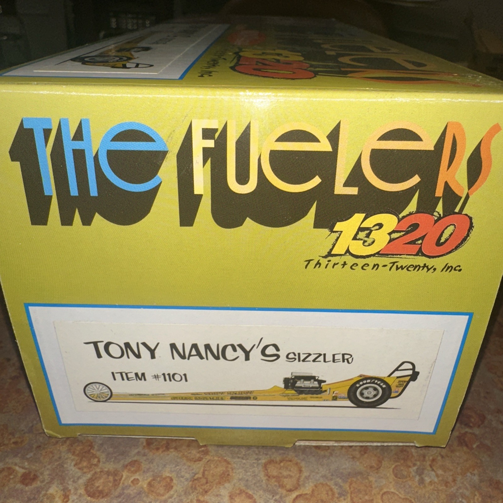 The Fuelers 1320 Diecast Series ” Tony Nancy’s” #1101 ” Sizzler” Dragster RARE