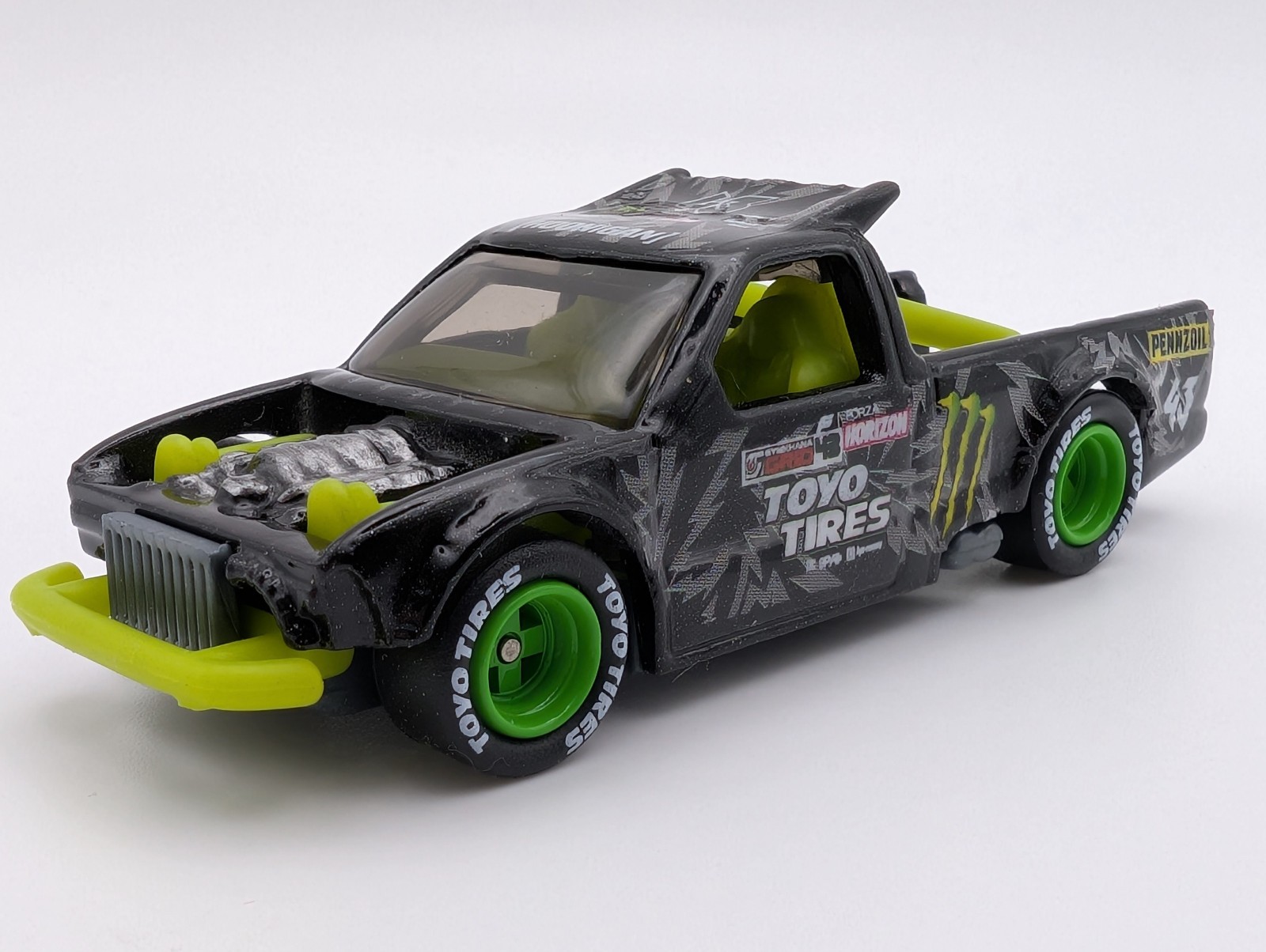 Hot Wheels CUSTOM Hoonitruck Limited Grip Monster Energy HOONIGAN Toyo Tires