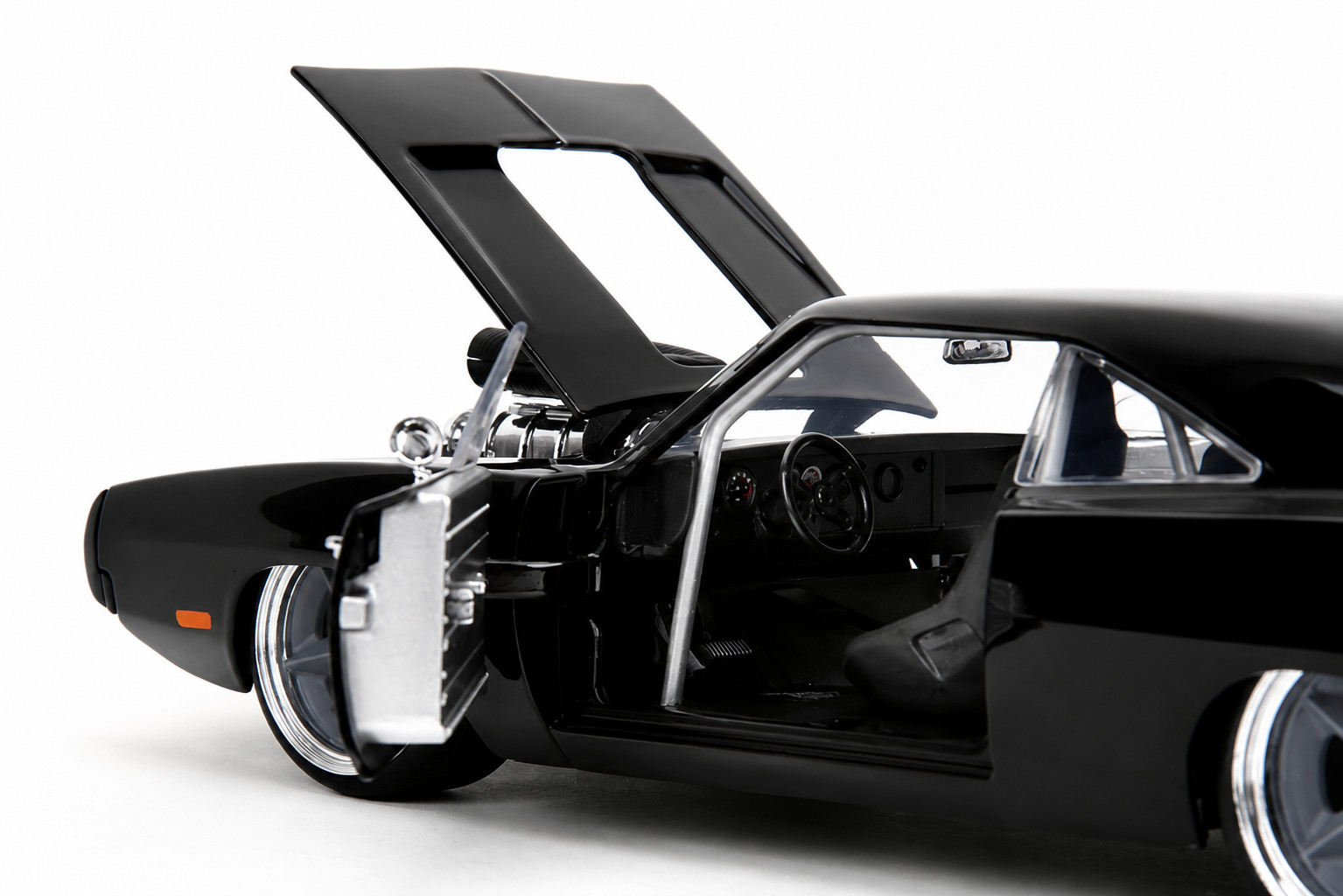 1970 DODGE CHARGER R/T BLACK “FAST X” (2023) 1/24 DIECAST MODEL CAR JADA 34918