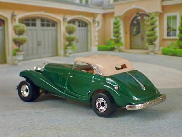 Supercharged 1936–1940 Mercedes-Benz 540K Sport Cabriolet 1/64 Scale Ltd Edit D