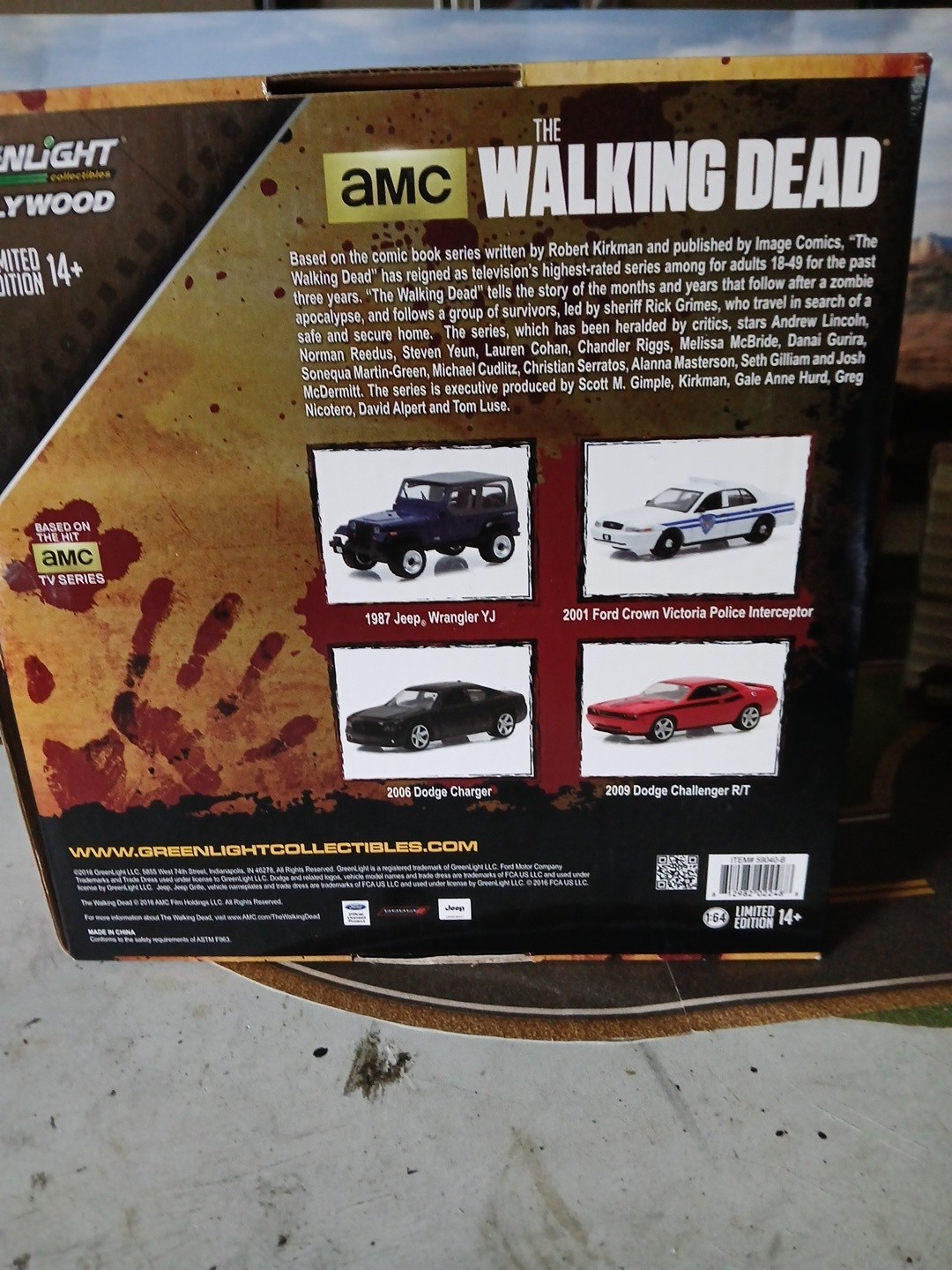 greenlight 1/64 Walking Dead Collection 8 Piece Set