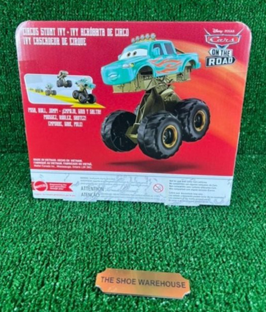 Disney Pixar Cars On The Road Circus Stunt Ivy Jumping Monster Truck Toy NEW