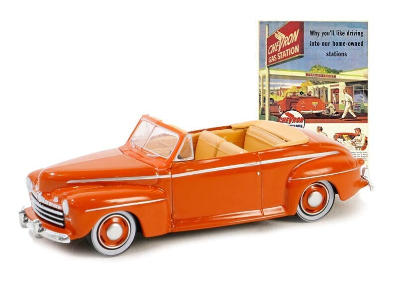 1946 Ford Super Deluxe Convertible – Chevron Diecast 1:64 Scale Model – 39140A