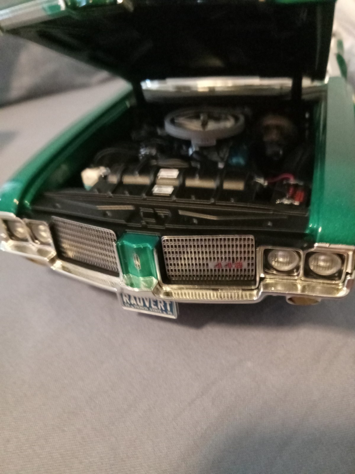 1972 dicast 442 w30 green oldsmobile. Pristine NM.