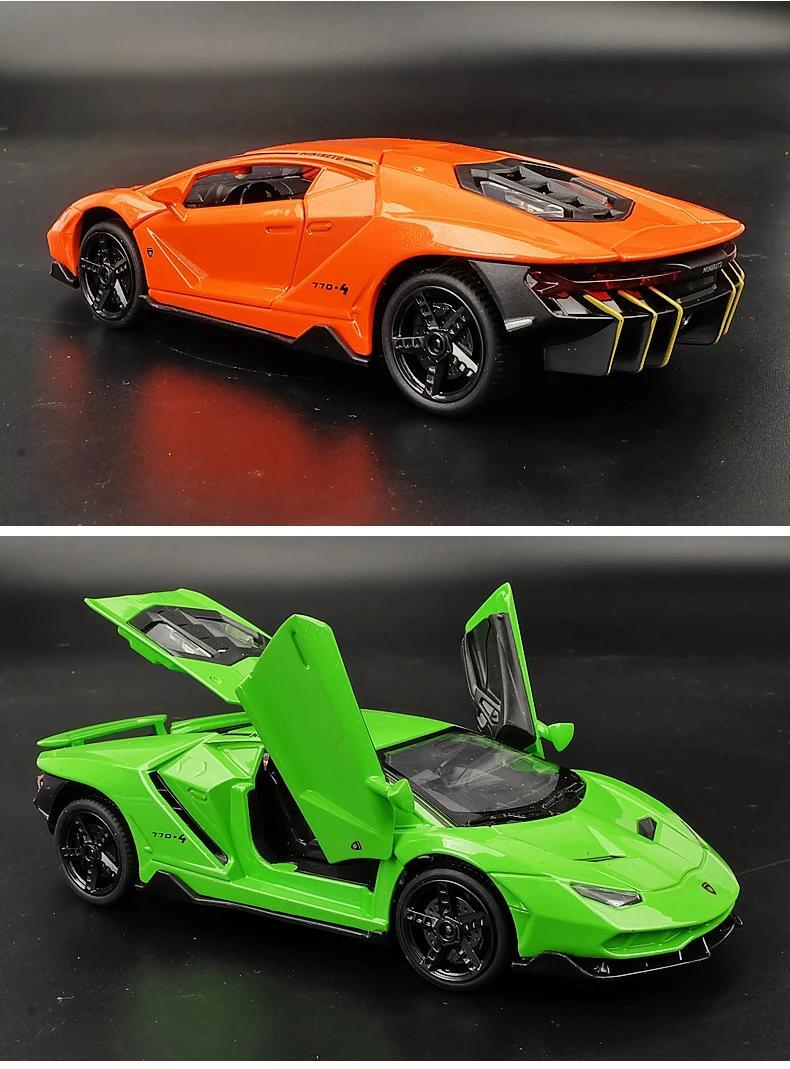 1:32 Lamborghini LP770 Diecast Toy Car – Alloy Model with Sound & Light Effect