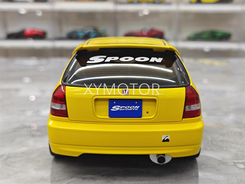 Motorhelix 1/18 Honda Civic Type R EK9 spoon #95 Model Car Gifts Collection