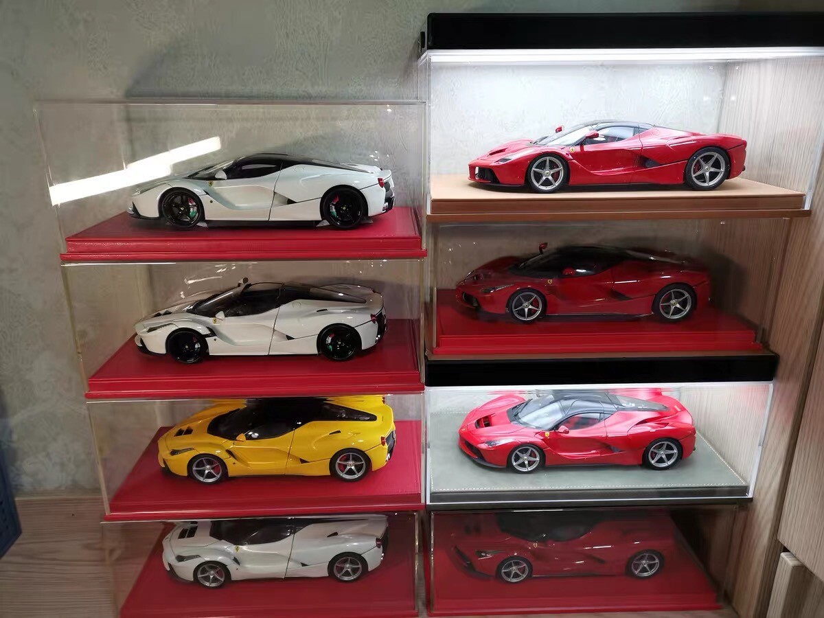 New Display case show case with leather base for 1:18 BBR MR Autoart Car model