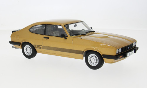 MCG 1:18 Scale Diecast Model Car – 1978 FORD CAPRI Mk3 3.0s Gold PRE-ORDER