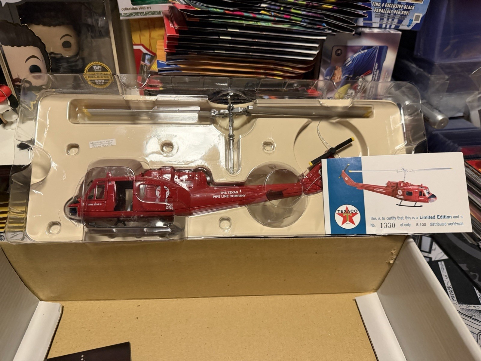 Corgi Huey Iroquois Helicopter Texas Pipeline Texaco 1:50 Limited Ed.