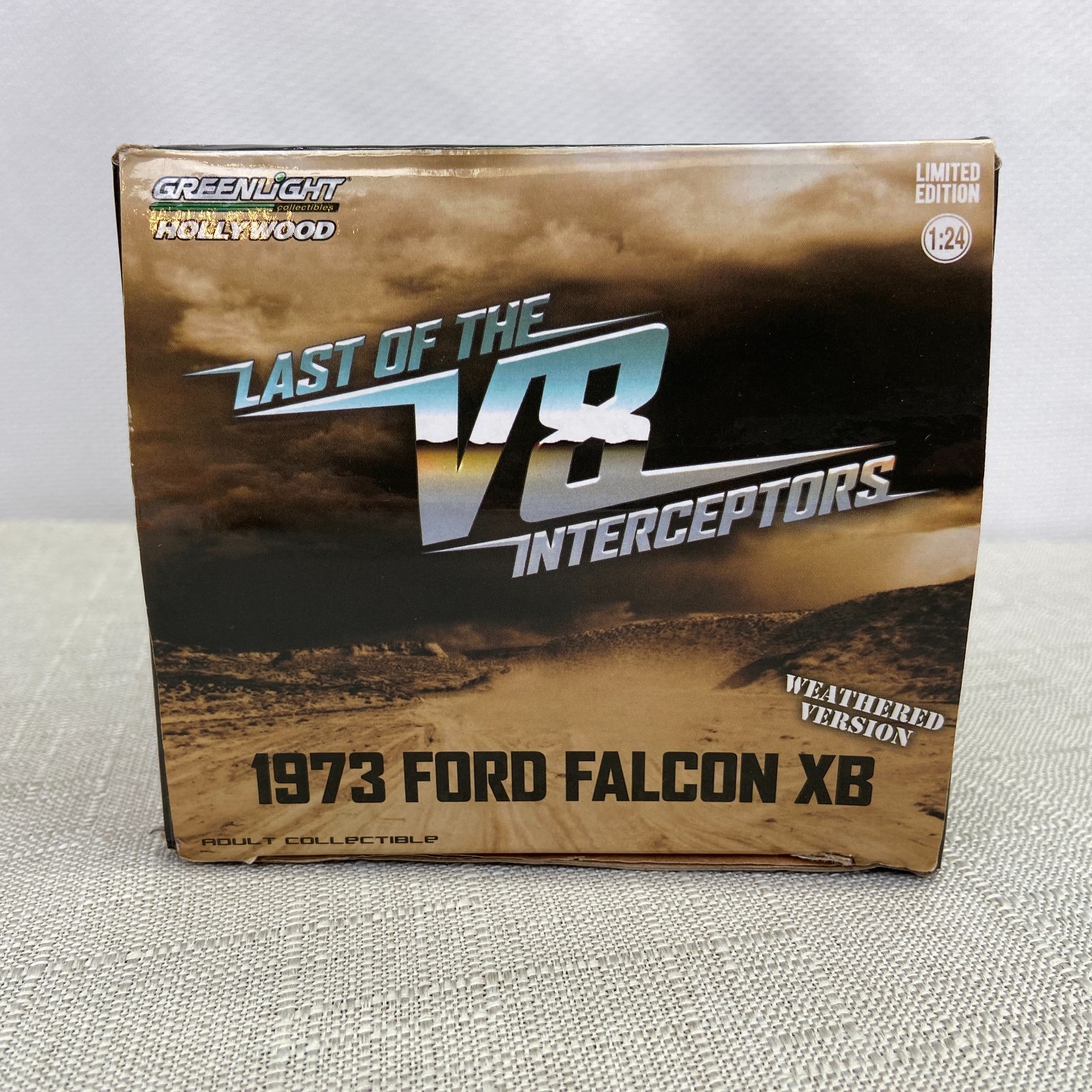 Last Of The V8 Interceptors 1973 Ford Falcon Mad Max (Weathered) Greenlight 1/24