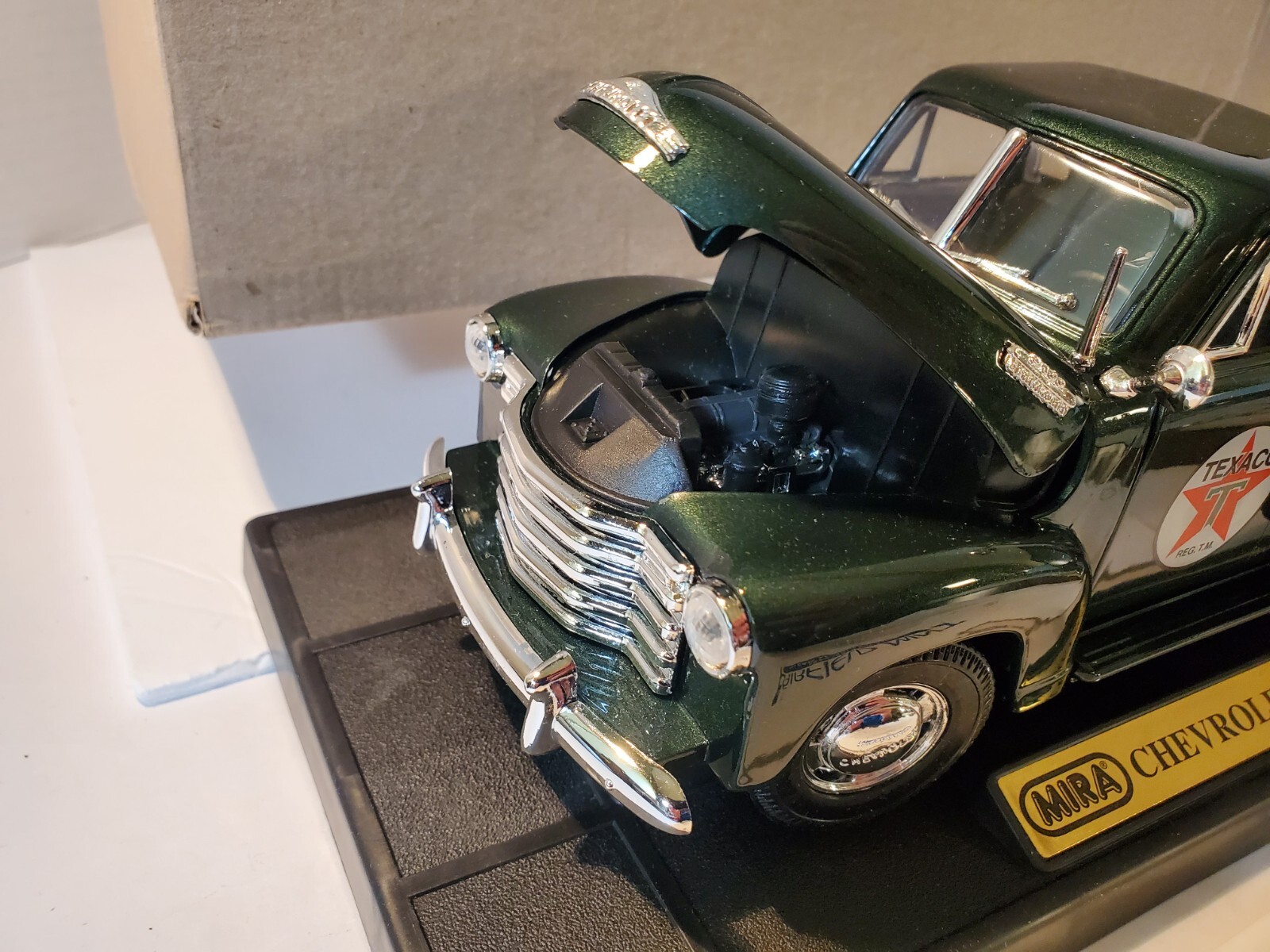 Vintage Fairfield Mint 1953 Texaco Chevy Pick-Up Dark Green Metallic OB & Papers