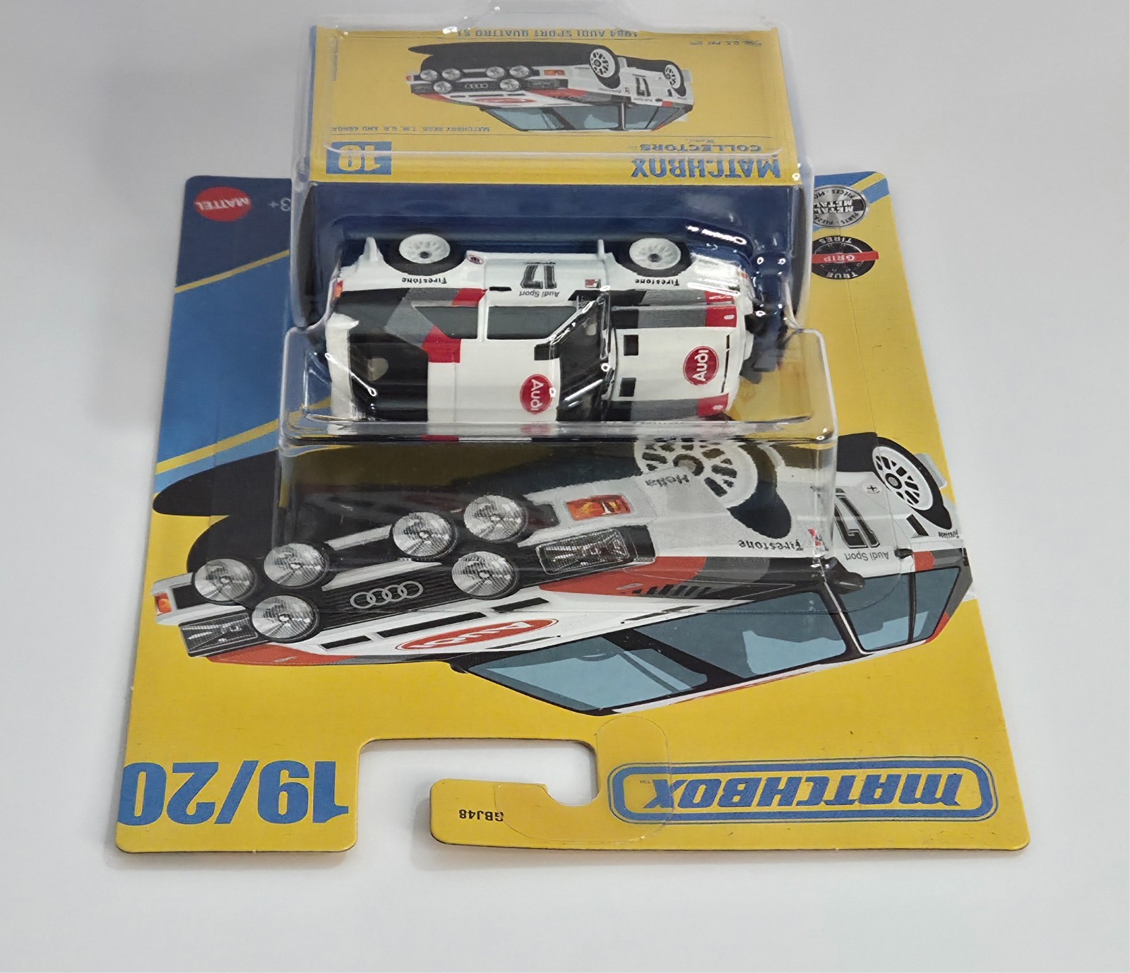 1984 Audi Sport Quattro 19/20 COLLECTORS SERIES Matchbox 2026 JJV93 white