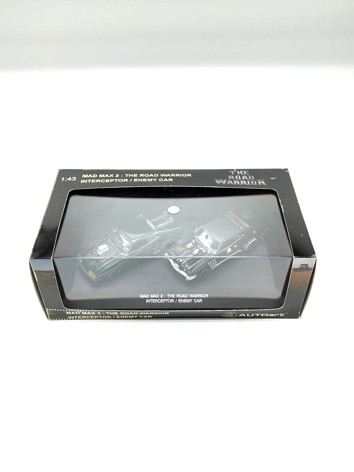 AUTOart 1:43 Mad Max 2: The Road Warrior INTERCEPTOR & ENEMY CAR Diecast