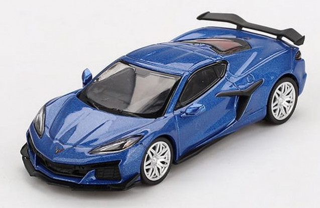 MINI GT,CHEVROLET Corvette C8 Z06 Elkhart Lake Metallic Blue 2023 LHD, 1/64, …
