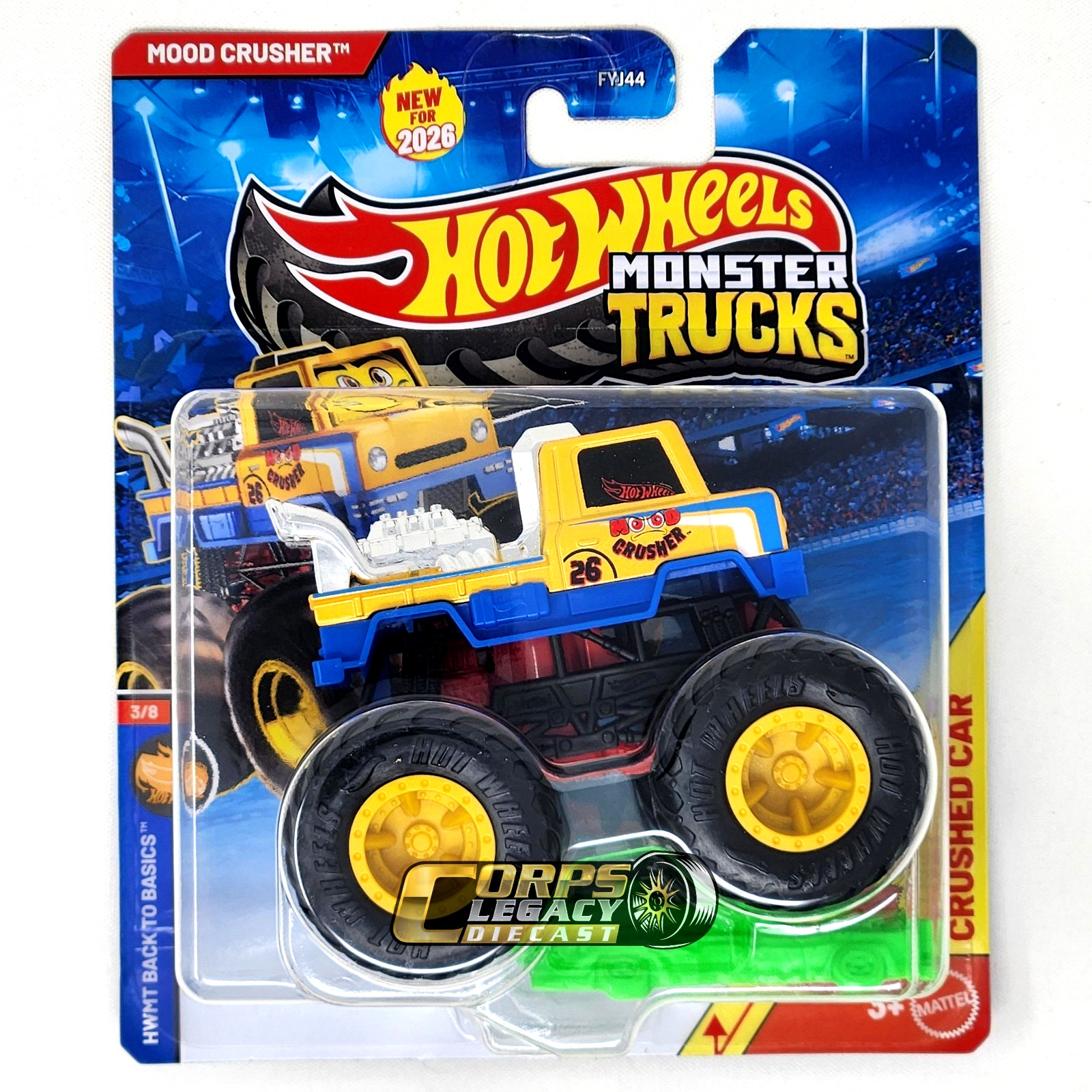 Hot Wheels Monster Trucks 2026 Mix 2 B Case 1:64 – You Choose Truck