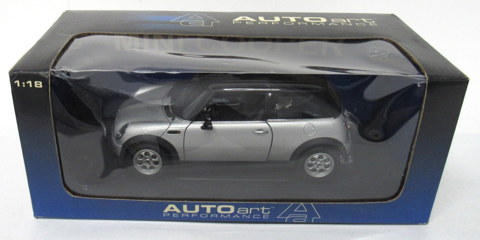 AutoArt Models 1:18 Die Cast Silver BMW Mini Cooper Gateway Global Limited 74821